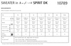 Hayfield Ladies Sweater Knitting Pattern in Spirit DK 10789P PDF DOWNLOAD