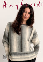 Hayfield Ladies Sweater Knitting Pattern in Spirit DK 10791P PDF DOWNLOAD