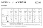 Hayfield Ladies Dress Knitting Pattern in Spirit DK 10794P PDF DOWNLOAD