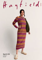 Hayfield Ladies Dress Knitting Pattern in Spirit DK 10794P PDF DOWNLOAD