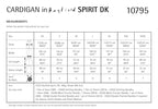 Hayfield Ladies Cardigan Knitting Pattern in Spirit DK 10795P PDF DOWNLOAD