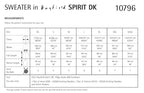 Hayfield Ladies Sweater Knitting Pattern in Spirit DK 10796P PDF DOWNLOAD