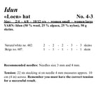 Viking Yarn Hat Knitting Pattern in Viking Wool Idun DK 4-3aP PDF DOWNLOAD