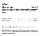 Viking Yarn Childrens Hat Knitting Pattern in Viking Wool Idun DK 4-3bP PDF DOWNLOAD