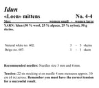 Viking Yarn Adult Mittens Knitting Pattern in Viking Wool Idun DK 4-4P PDF DOWNLOAD