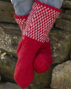 Viking Yarn Childrens Knee High Socks Knitting Pattern in Viking Wool Idun DK 4-8P PDF DOWNLOAD