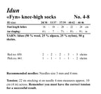 Viking Yarn Childrens Knee High Socks Knitting Pattern in Viking Wool Idun DK 4-8P PDF DOWNLOAD