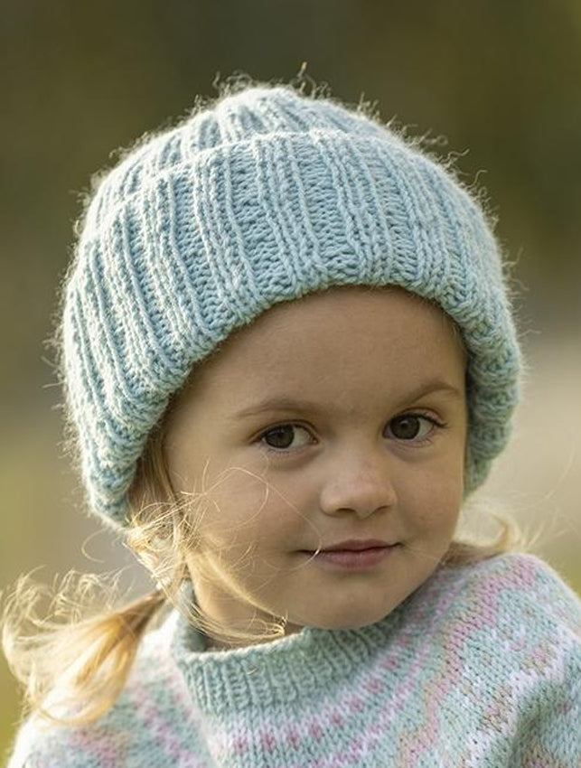 Viking Yarn Childrens Hat Knitting Pattern in Viking Wool Idun DK 4-10P PDF DOWNLOAD