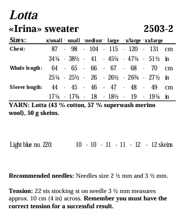 Viking Yarn Ladies Sweater Knitting Pattern in Viking Wool Lotta DK 2503-2aP PDF DOWNLOAD