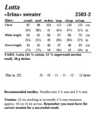 Viking Yarn Ladies Sweater Knitting Pattern in Viking Wool Lotta DK 2503-2bP PDF DOWNLOAD