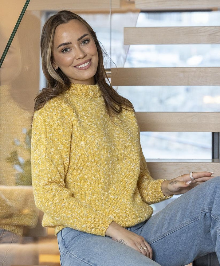 Viking Yarn Ladies Sweater Knitting Pattern in Viking Wool Lotta DK 2503-2dP PDF DOWNLOAD