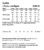 Viking Yarn Ladies Cardigan Knitting Pattern in Viking Wool Lotta DK 2503-8P PDF DOWNLOAD