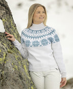 Viking Yarn Ladies Sweater Knitting Pattern in Viking Wool Merino 4ply 2507-3aP PDF DOWNLOAD