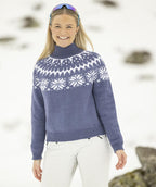 Viking Yarn Ladies Sweater Knitting Pattern in Viking Wool Merino 4ply 2507-3bP PDF DOWNLOAD