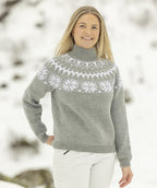 Viking Yarn Ladies Sweater Knitting Pattern in Viking Wool Merino 4ply 2507-3cP PDF DOWNLOAD
