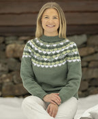 Viking Yarn Ladies Sweater Knitting Pattern in Viking Wool Merino 4ply 2507-4P PDF DOWNLOAD