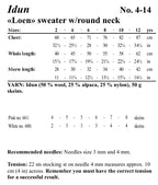 Viking Yarn Childrens Round Necked Sweater Knitting Pattern in Viking Wool Idun DK 4-14bP PDF DOWNLOAD