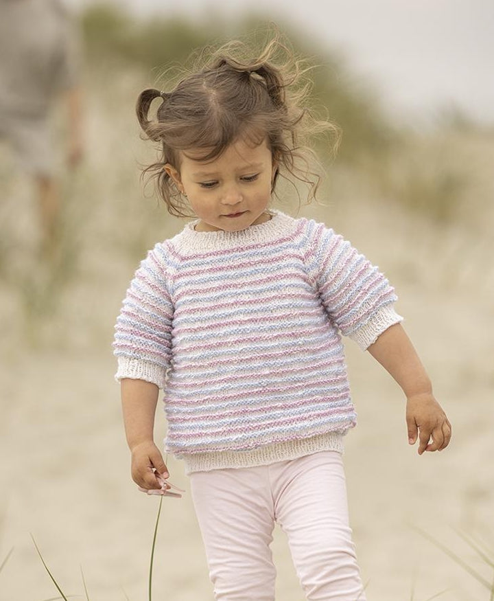 Viking Yarn Childrens T-Shirt Knitting Pattern in Viking Wool Lotta DK 2614-3aP PDF DOWNLOAD