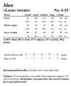 Viking Yarn Ladies Sweater Knitting Pattern in Viking Wool Idun DK 4-15P PDF DOWNLOAD