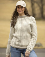 Viking Yarn Ladies Sweater Knitting Pattern in Viking Wool Idun DK 10-8bP PDF DOWNLOAD
