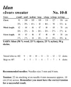 Viking Yarn Ladies Sweater Knitting Pattern in Viking Wool Idun DK 10-8bP PDF DOWNLOAD