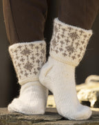 Viking Yarn Socks Knitting Pattern in Viking Wool Idun DK 4-6P PDF DOWNLOAD
