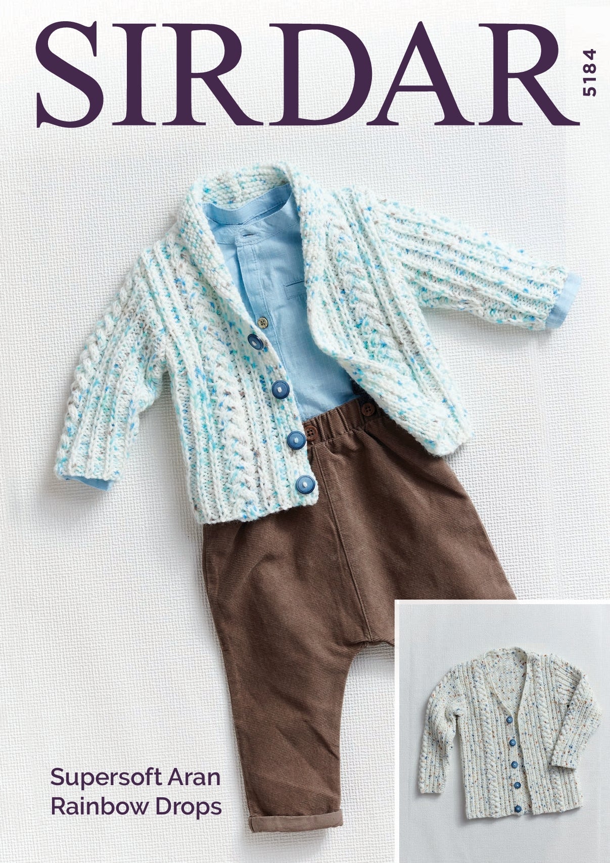 Sirdar Cardigans Knitting Pattern in Aran 5184P PDF DOWNLOAD