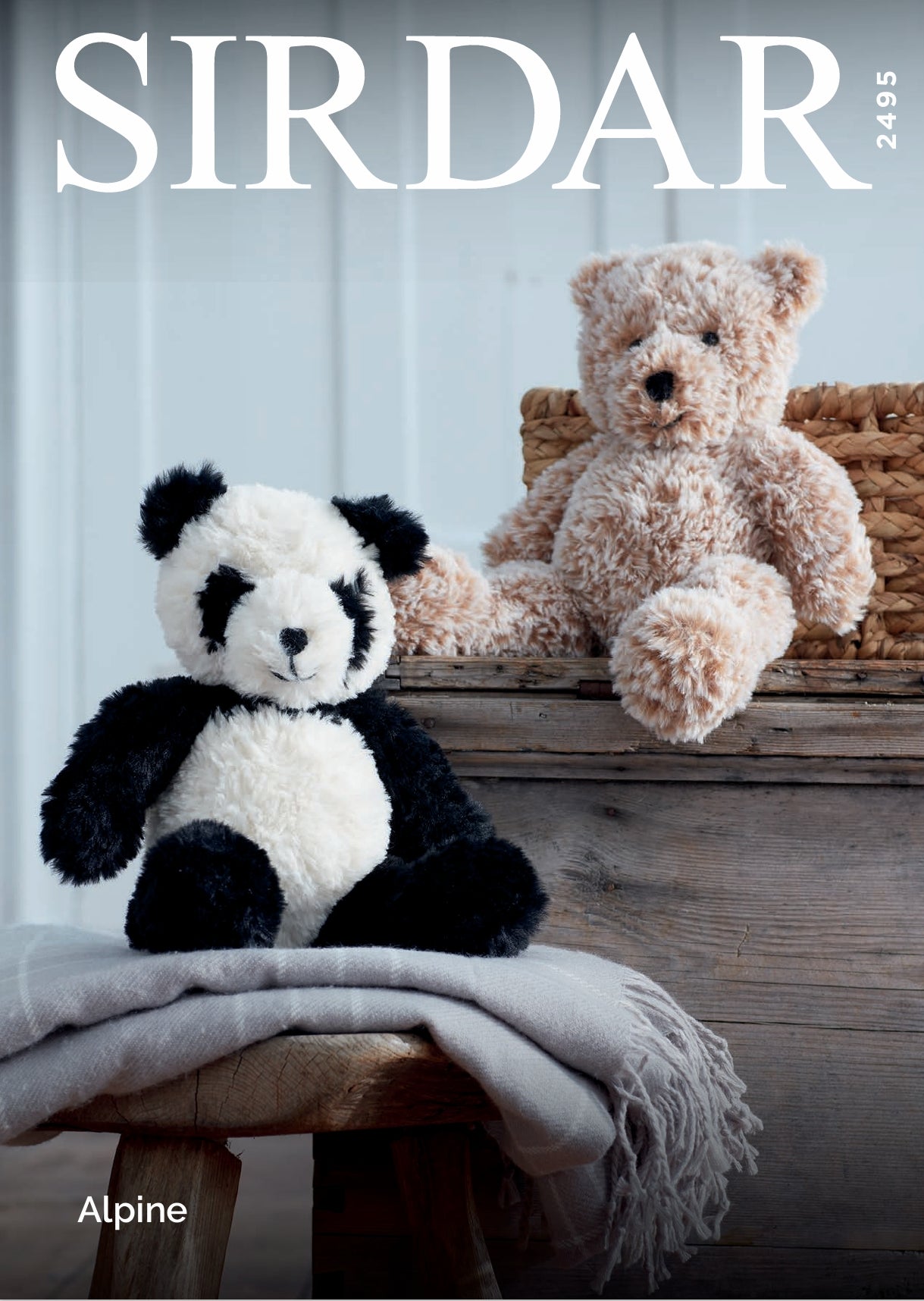 Sirdar Panda & Teddy Bear Knitting Pattern in Super Chunky 2495P PDF DOWNLOAD
