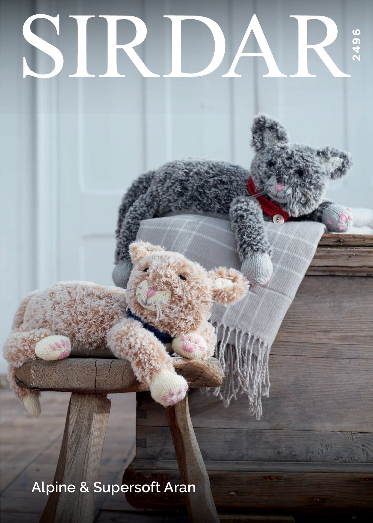 Sirdar Cats Knitting Pattern in Super Chunky & Aran 2496P PDF DOWNLOAD