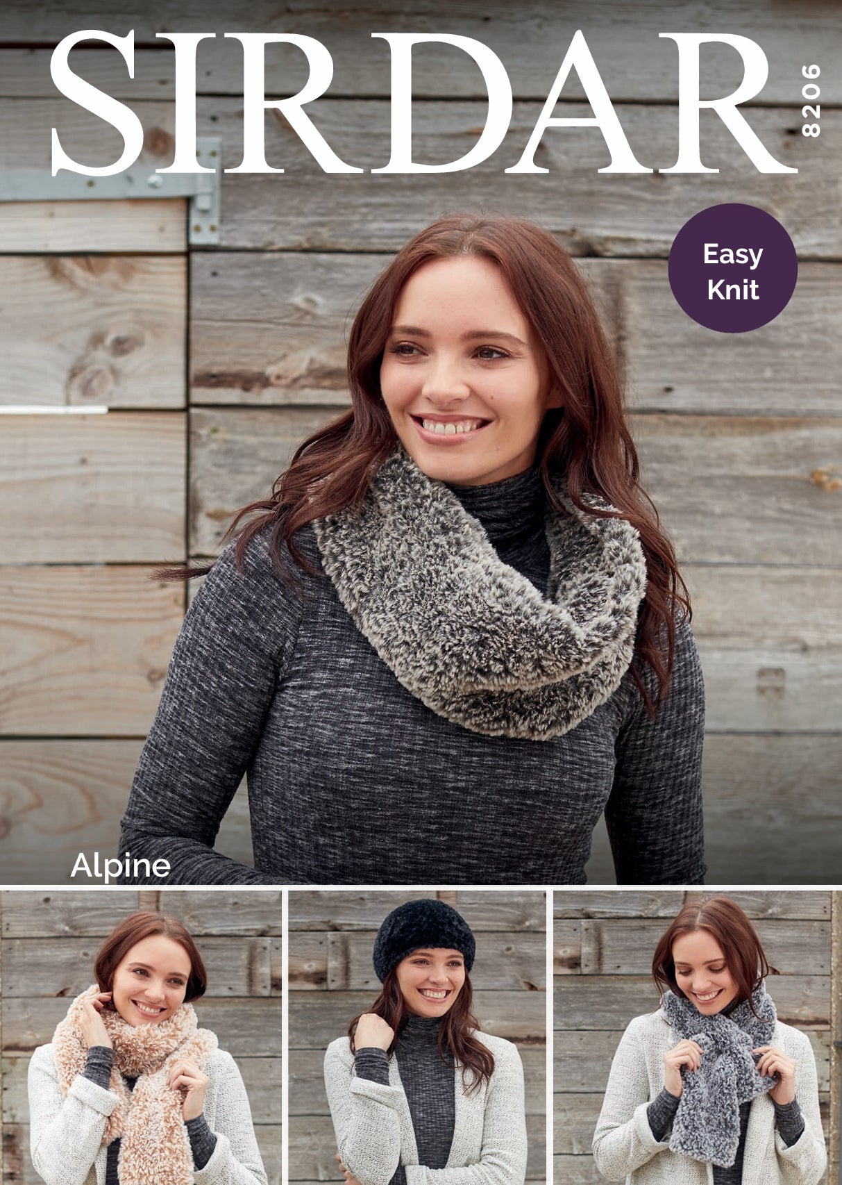 Sirdar Ladies Accessories Knitting Pattern in Super Chunky 8206P PDF DOWNLOAD