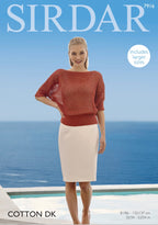 Sirdar Top Knitting Pattern in Sirdar Cotton DK 7916P PDF DOWNLOAD