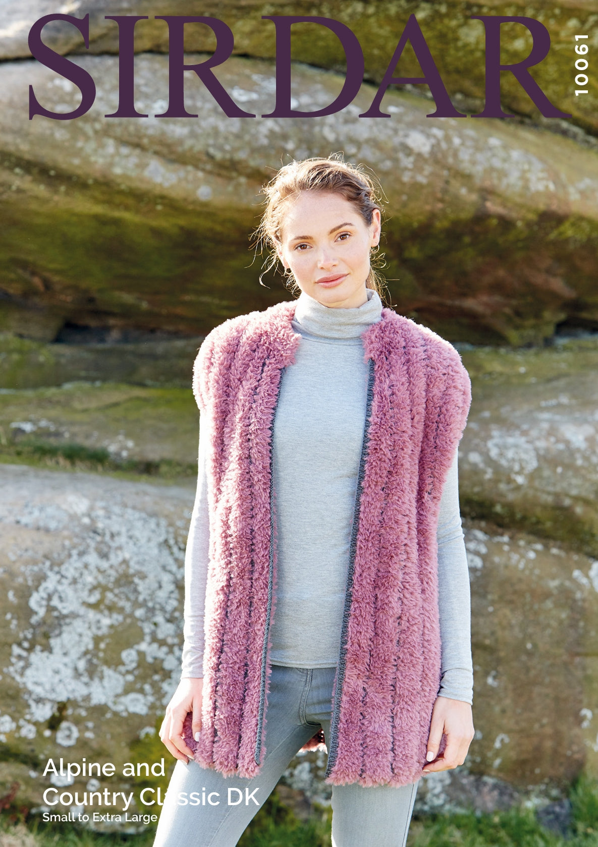 Sirdar Gilet Knitting Pattern in Super Chunky & DK 10061P PDF DOWNLOAD