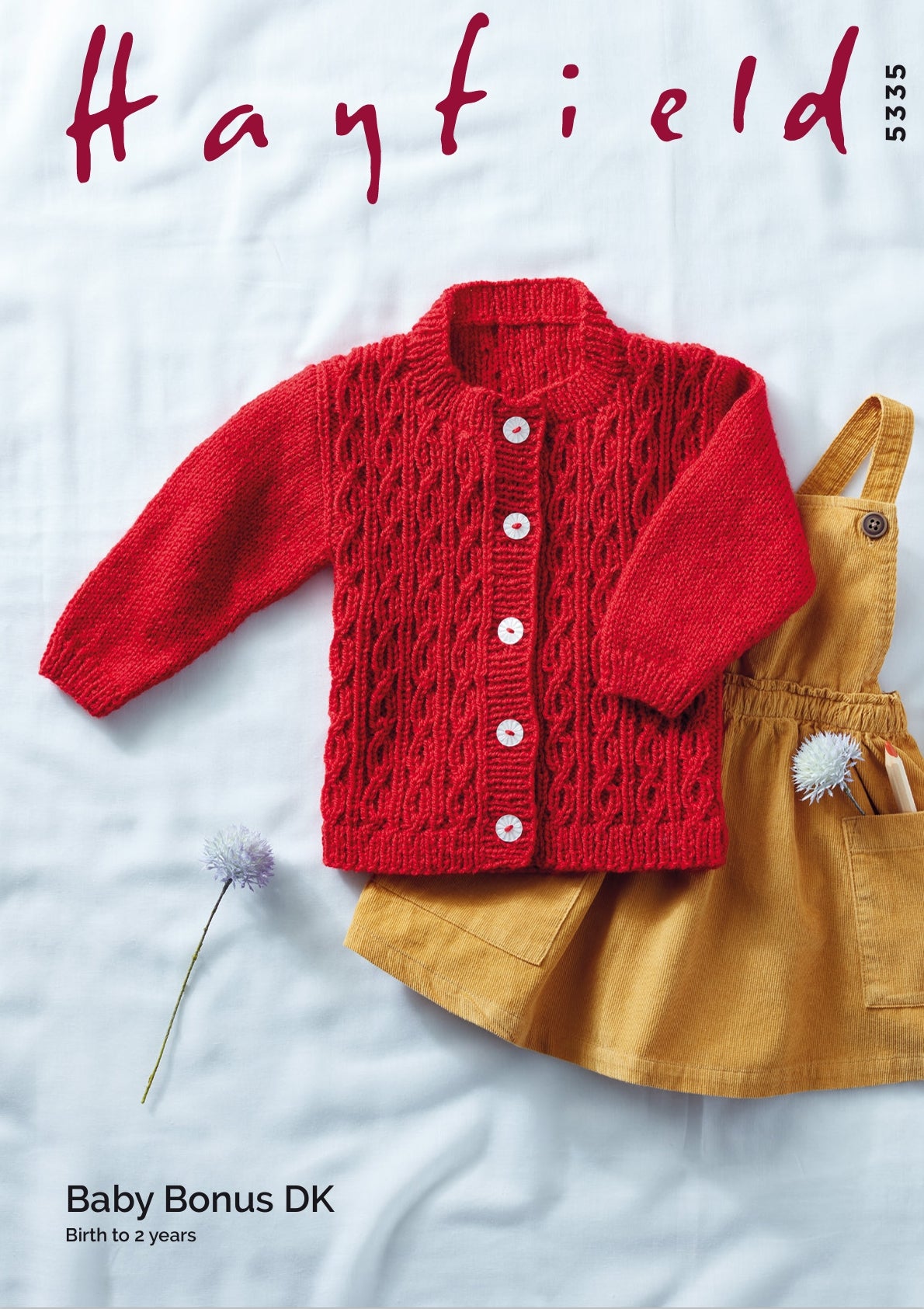 Hayfield Cardigan Knitting Pattern in DK 5335P PDF DOWNLOAD