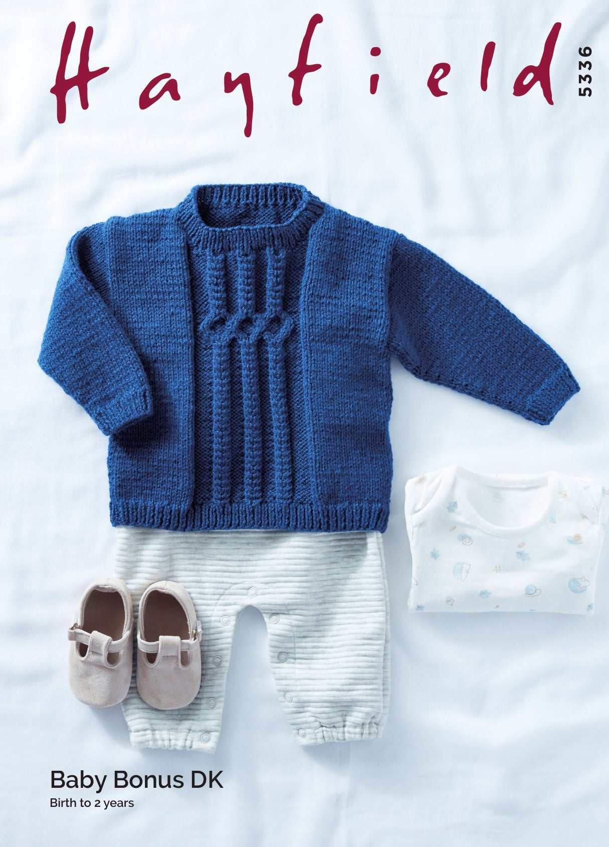 Hayfield Boy's Sweater Knitting Pattern in DK 5336P PDF DOWNLOAD