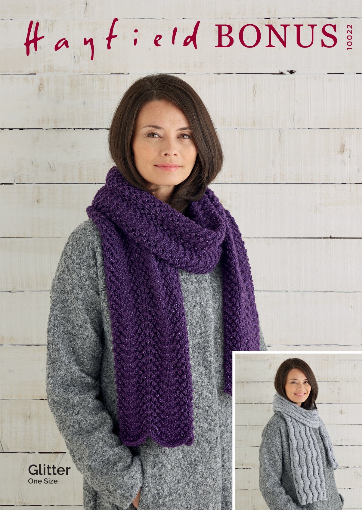 Hayfield Scarves Knitting Pattern in DK 10022P PDF DOWNLOAD