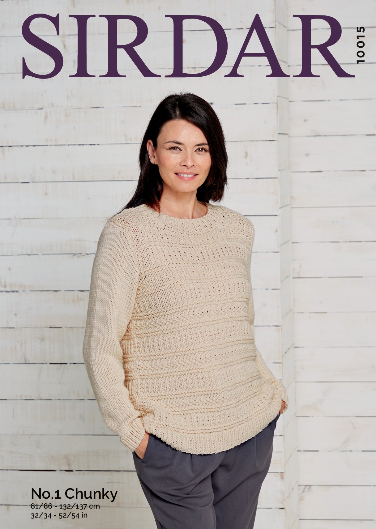 Sirdar Sweater Knitting Pattern in Chunky 10015P PDF DOWNLOAD
