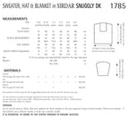 Sirdar Sweater, Hat and Blanket Knitting Pattern in Snuggly DK 1785P PDF DOWNLOAD