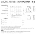 Sirdar Cardigan, Beret and Shoes Knitting Pattern in Snuggly DK 1812P PDF DOWNLOAD