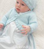 Sirdar Bolero Cardigan and Hat Knitting Pattern in Snuggly DK 1817P PDF DOWNLOAD