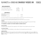 Sirdar Blankets Knitting Pattern in Snuggly Kisses DK 1903P PDF DOWNLOAD