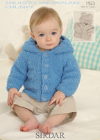 Sirdar Jackets Knitting Pattern in Snuggly Snowflake Chunky 1923P PDF DOWNLOAD