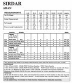 Sirdar Jackets Knitting Pattern in Aran with Wool 2126P PDF DOWNLOAD