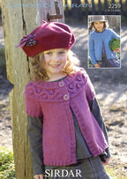 Sirdar Cardigan Knitting Pattern in Supersoft Aran 2259P PDF DOWNLOAD