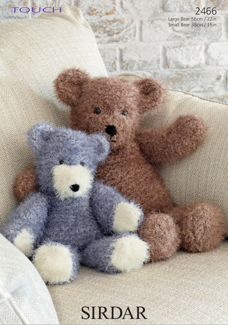 Sirdar Bears Knitting Pattern in Touch 2466P PDF DOWNLOAD