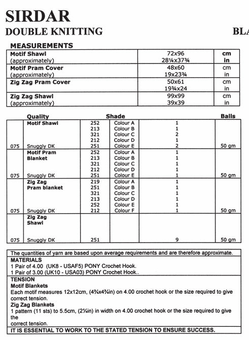 Sirdar Blankets and Shawls Knitting Pattern in Snuggly DK 3174P PDF DOWNLOAD