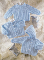 Sirdar Cardigan, Jacket and Sweater Knitting Pattern in Snuggly DK 3898P PDF DOWNLOAD