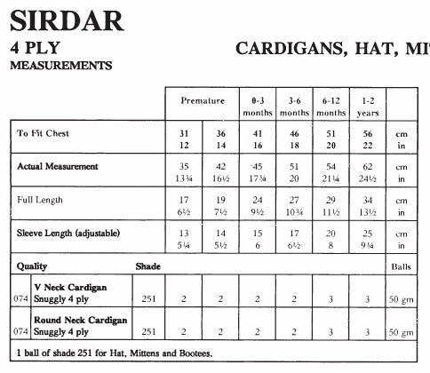 Sirdar Cardigans, Hat, Mittens and Bootees Knitting Pattern in Snuggly 4ply 3930P PDF DOWNLOAD