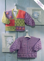 Sirdar Cardigans Knitting Pattern in Snuggly DK 3945P PDF DOWNLOAD