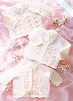 Sirdar Matinee Coats Knitting Pattern in Snuggly DK 3974P PDF DOWNLOAD