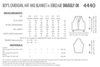 Sirdar Cardigan, Hat and Blanket Knitting Pattern in Snuggly DK 4440P PDF DOWNLOAD